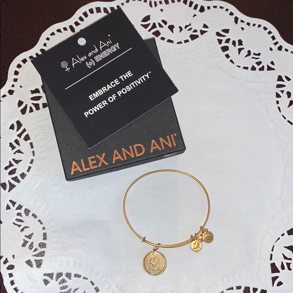 Alex and Ani (+) Energy Bracelet- “L”